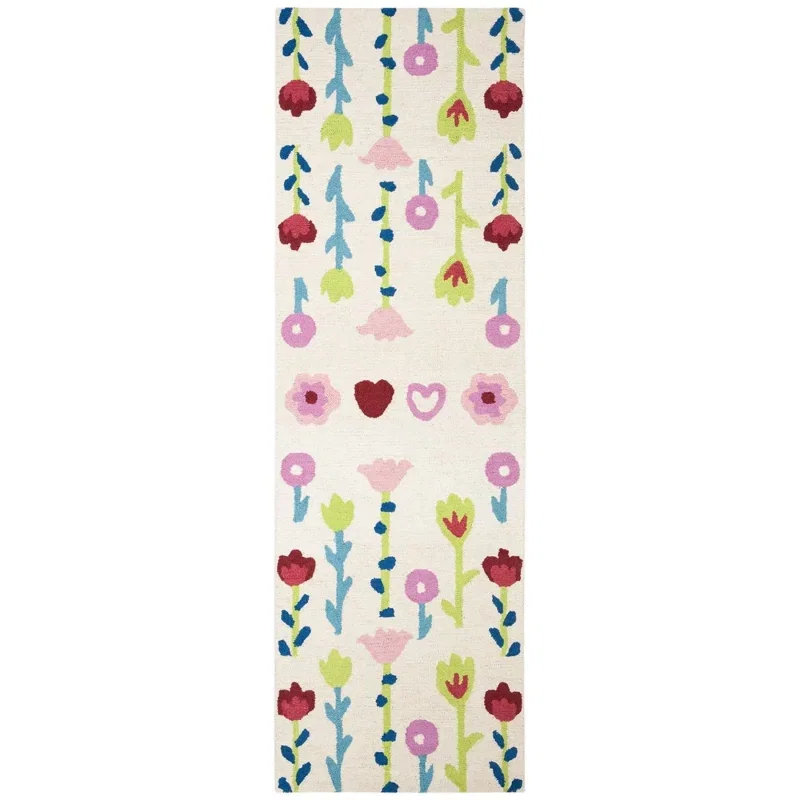 Tapete Kiddo Florecitas en Blanco