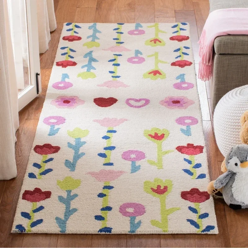 Tapete Kiddo Florecitas en Blanco