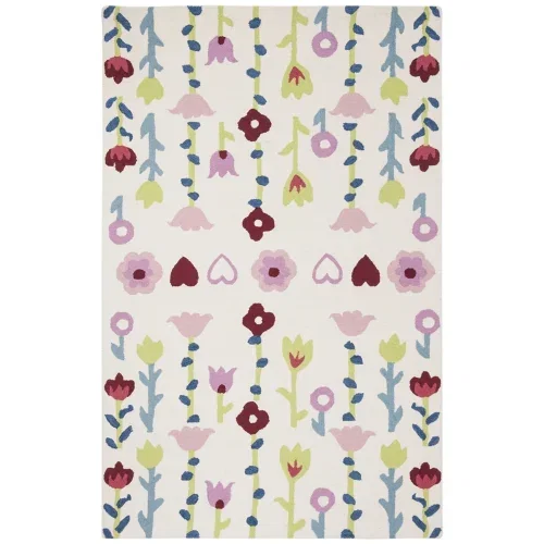 Tapete Kiddo Florecitas en Blanco