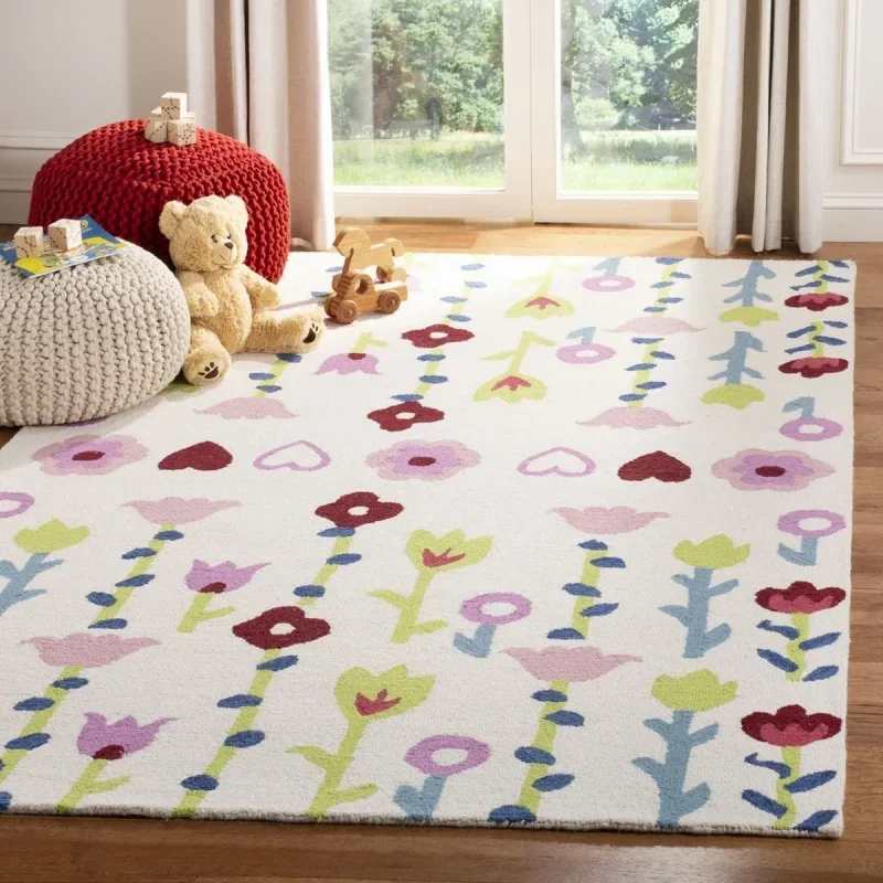 Tapete Kiddo Florecitas en Blanco
