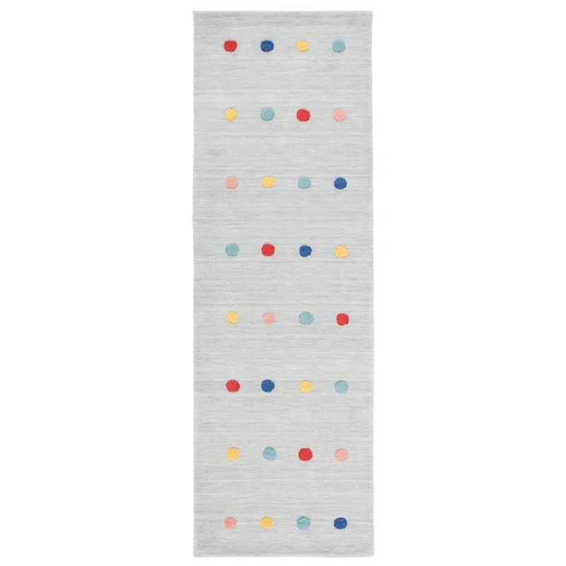 Tapete Kiddo Puntos de Color Brillante en Gris