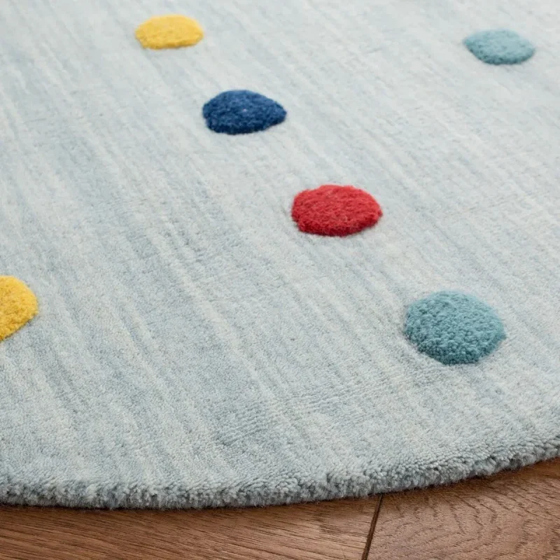 Tapete Kiddo Puntos de Color Brillante en Gris