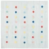 Tapete Kiddo Puntos de Color Brillante en Gris