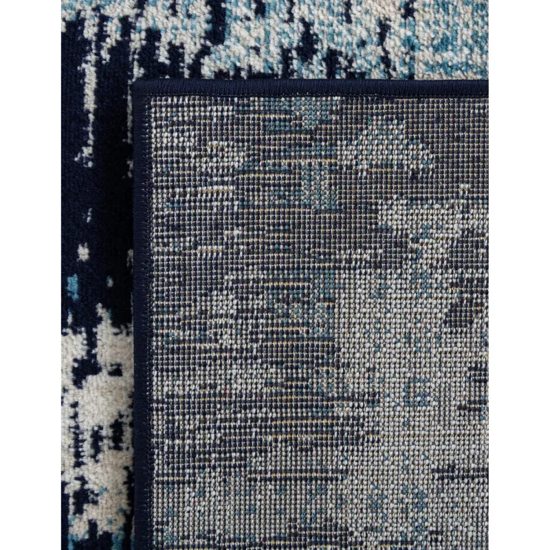 lago abstracto en azul