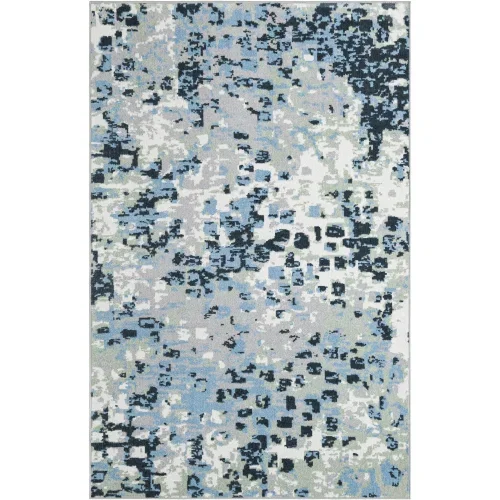 lavable camila abstracto azul