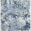 Tapete Lavable Camila Abstracto Azul