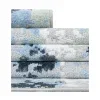 lavable camila abstracto azul