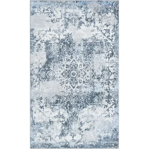 lavable camila gran medallon azul