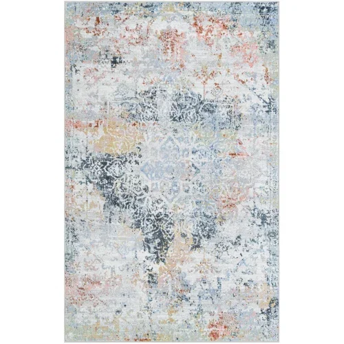 Tapete Lavable Camila Gran Medallon Multicolor
