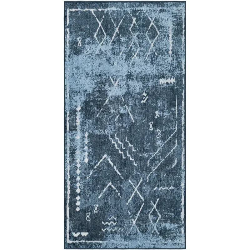 lavable camila tribal en azul