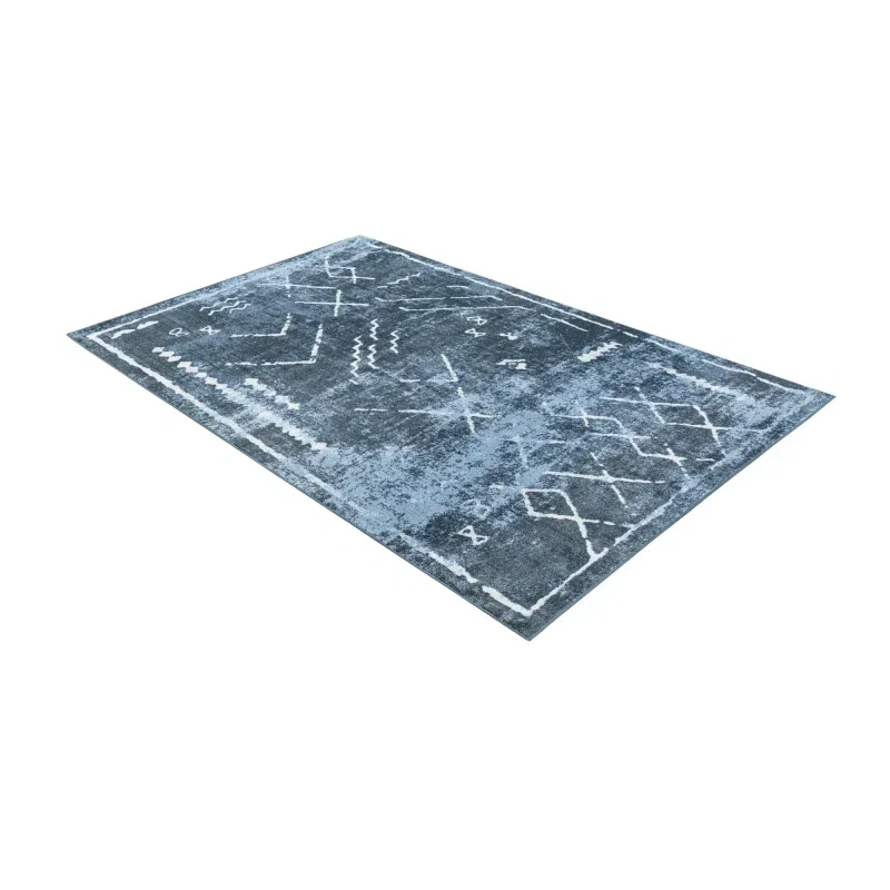 lavable camila tribal en azul