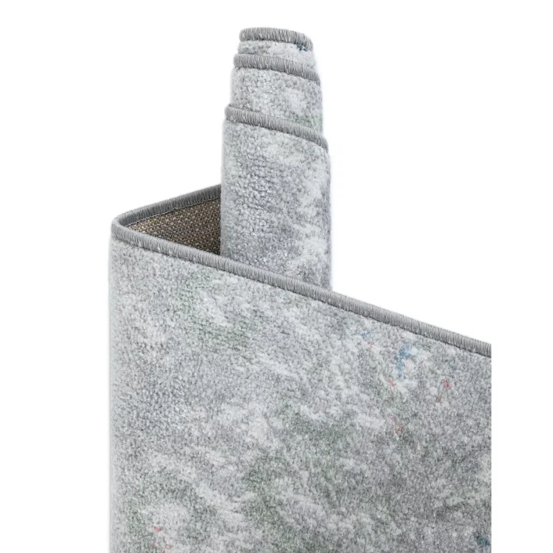 Tapete Lavable Camila Tribal Gris