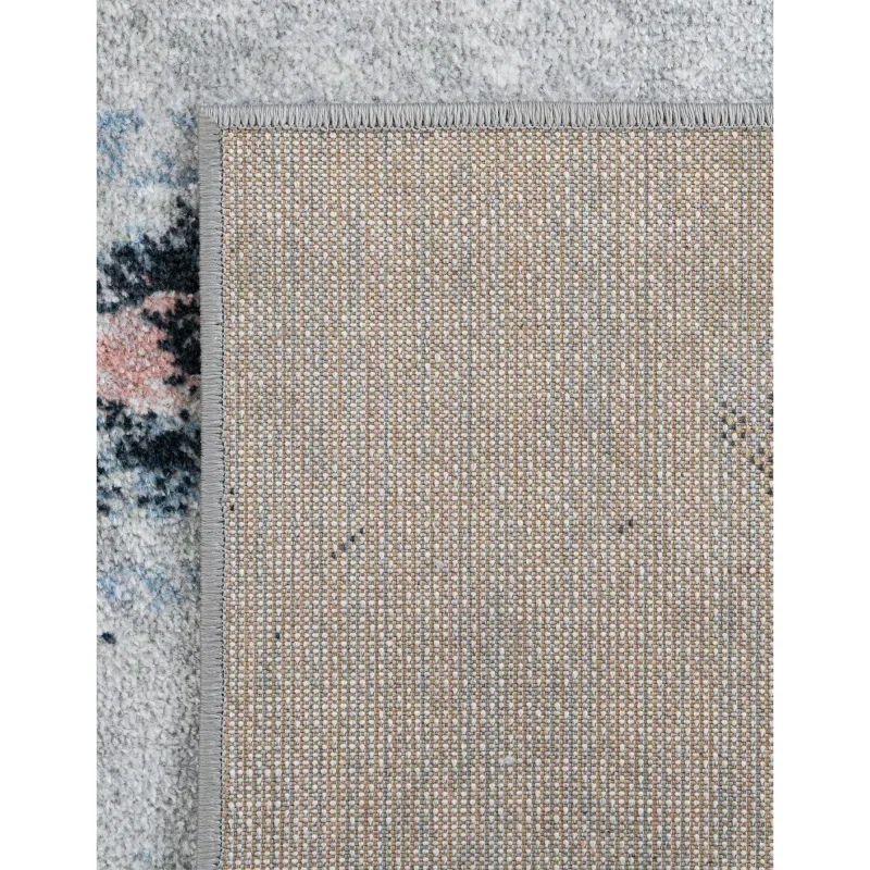 Tapete Lavable Camila Tribal Gris
