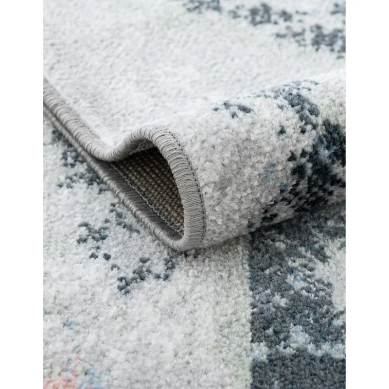 Tapete Lavable Camila Tribal Gris