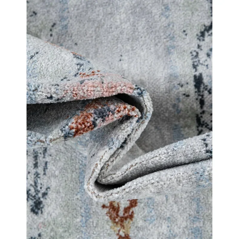 Tapete Lavable Camila Tribal Gris