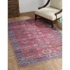Tapete Lavable Lunar Rojo Antiguo
