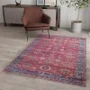 Tapete Lavable Lunar Rojo Antiguo
