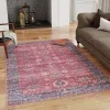 Tapete Lavable Lunar Rojo Antiguo