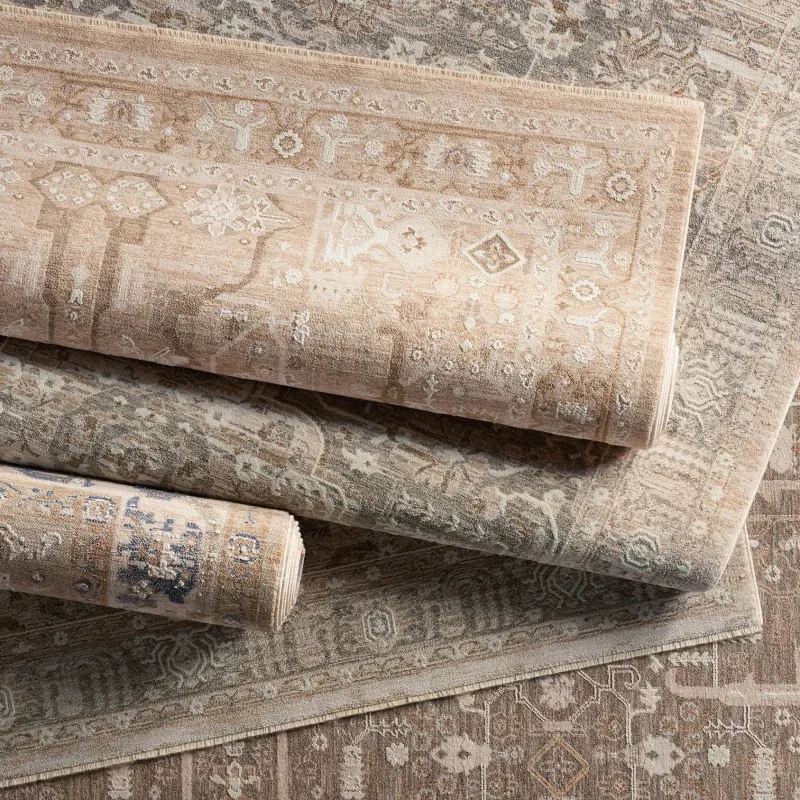 Tapete Liliana Árbol de la Vida Persa en Beige Taupe