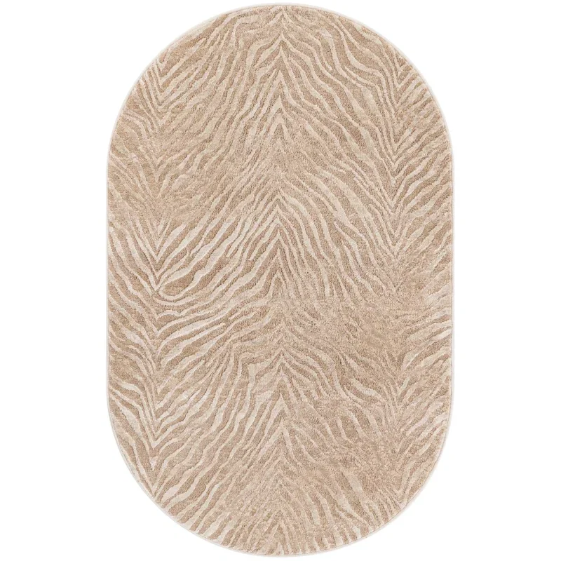 londres animal print en beige y marfil