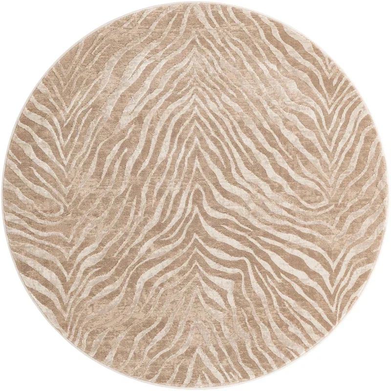 londres animal print en beige y marfil