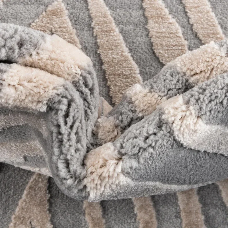 londres animal print en gris y marfil