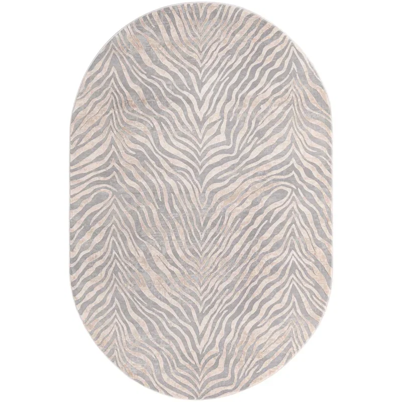 Tapete Londres Animal Print en Gris y Marfil