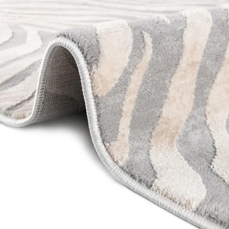 londres animal print en gris y marfil