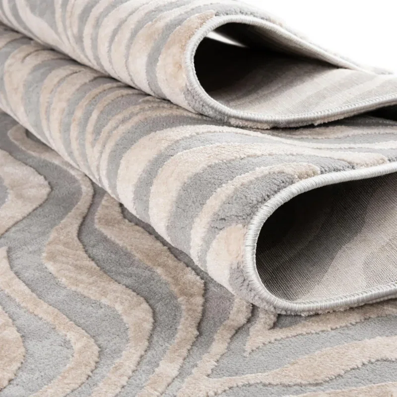 londres animal print en gris y marfil