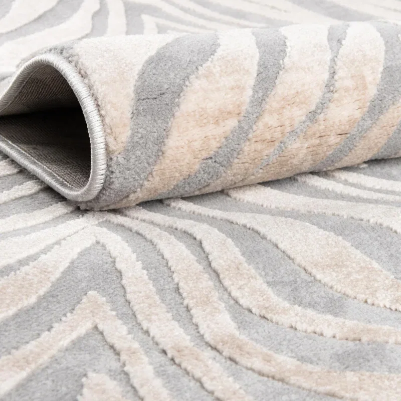 londres animal print en gris y marfil