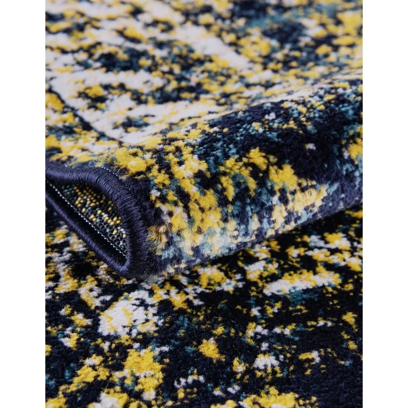 loren arboleda azul marino con amarillo