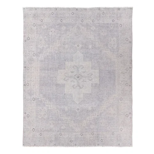 Tapete Lumina Medallón Floral Vintage en Morado