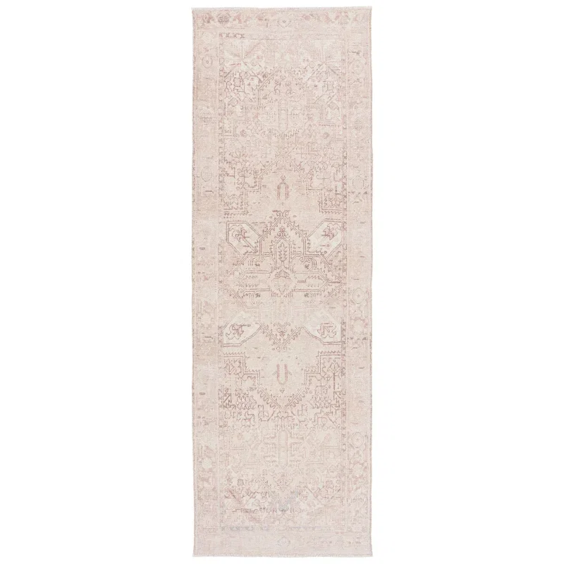 Tapete Lumina Medallón Vintage en Beige