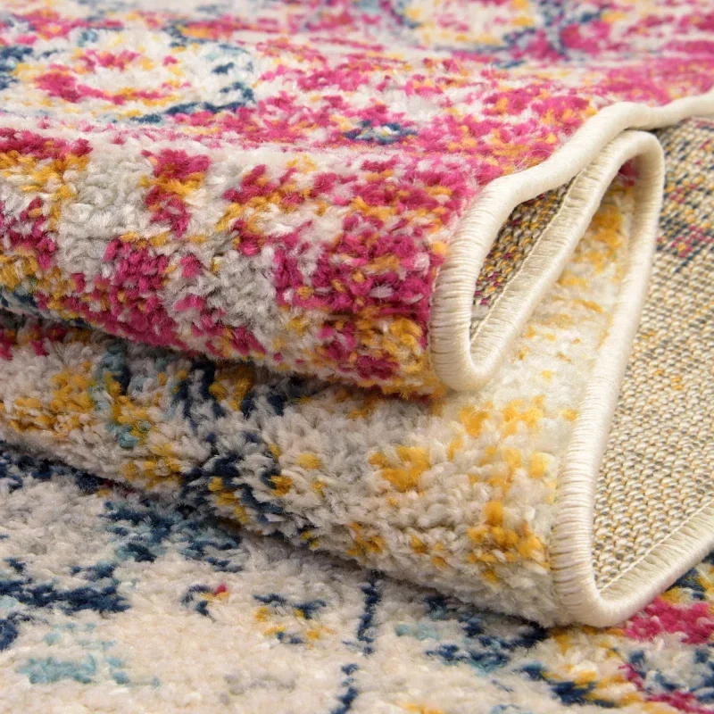 Tapete Magdalena Vintage en Rosa con Gris