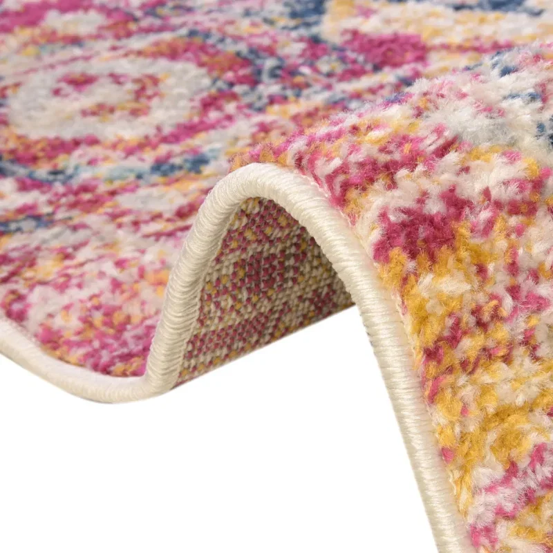 Tapete Magdalena Vintage en Rosa con Gris