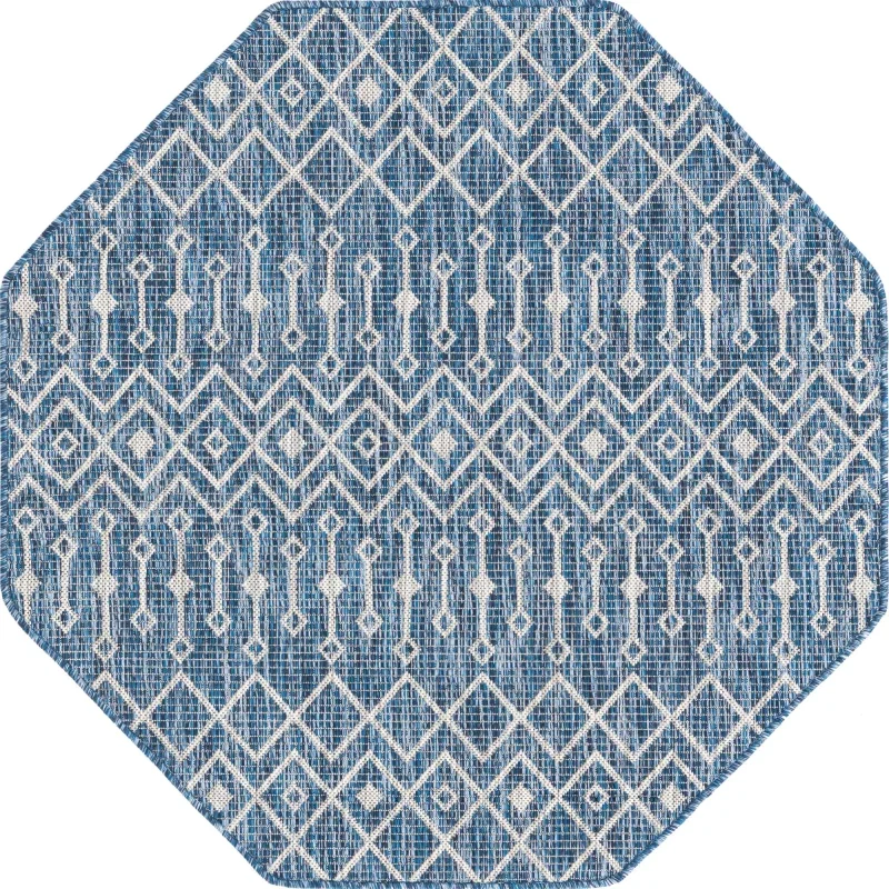 marroqui exterior en azul