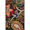 marroqui exterior floral en negro multicolor
