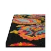 marroqui exterior floral en negro multicolor