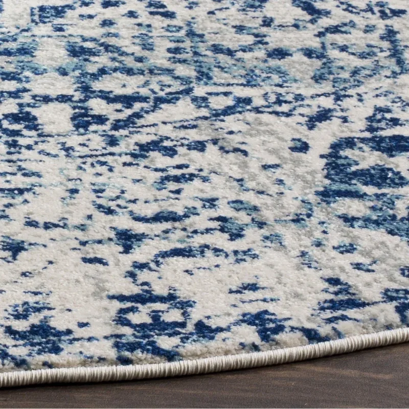Tapete Memoria Vintage en Marfil con Azul