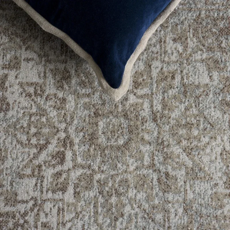 Tapete Memoria Vintage en Marfil con Taupe
