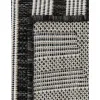 moderno exterior blanco y negro de curvas entrelazadas