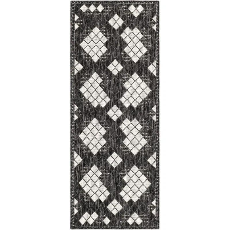 moderno exterior blanco y negro de mosaicos