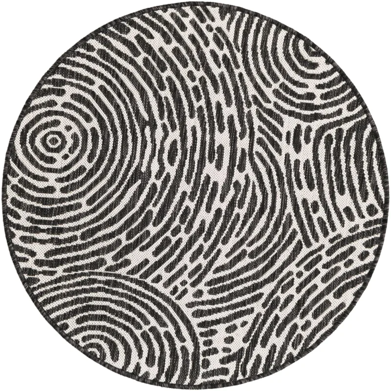 moderno exterior negro y blanco de ondas