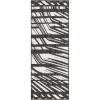 moderno exterior negro y blanco de rayas entrelazadas