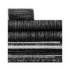 moderno exterior negro y blanco de rayas grupales