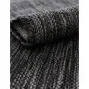 Tapete Moderno Exterior Negro y Blanco de Rayas Grupales