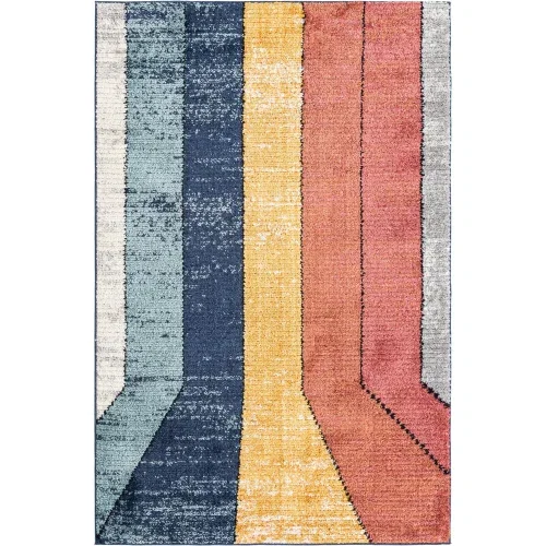 mosaicos de rayas en multicolor