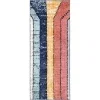 mosaicos de rayas en multicolor