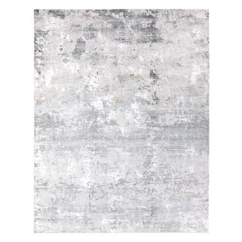 Tapete Musa Motivos Abstractos Etéreos en Gris y Beige