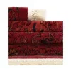 Tapete Nómada Damasco Ornamental en Rojo